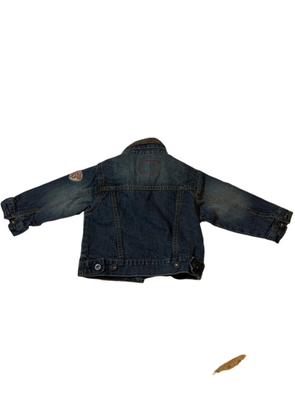 Levi Strauss Sherpa Denim Jacket Kids Trucker Coat Vintage Style 18M
